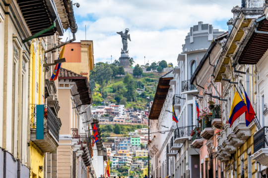 Photo of the Historic Center in Quito Ecuador