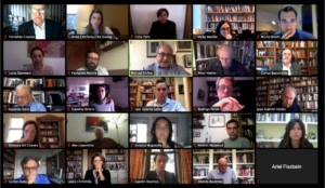 Grupo de Trabajo en reunión por Zoom
